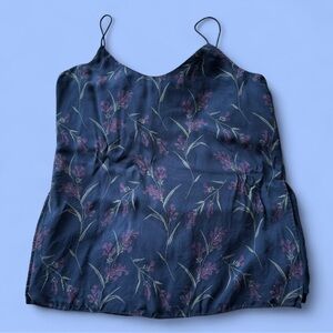 Theory Floral Spaghetti Strap Top by Theory